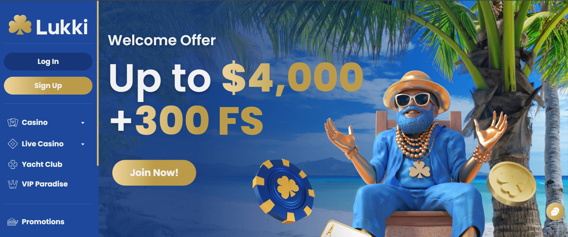 Lukki UAE casino platform interface